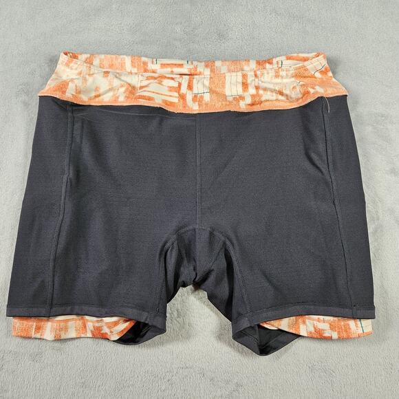 Title Nine Womens Skort Large Golf Tennis Activewear Orange Aztec Preppy Buttah - Picture 8 of 11